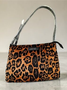 Nine West Leopard Print Shoulder Bag – NWOT